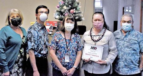 MEO honors October employee of the month